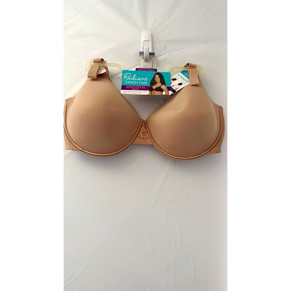 Vanity Fair Radiant Underwire Full Coverage T-Shirt Bra Beige 42DDD